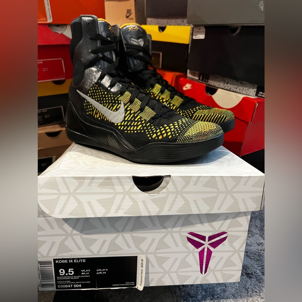 KOBE IX ELITE black/metallic silver